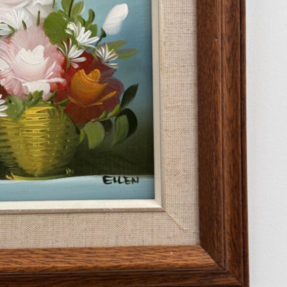 Vintage Still Life Oil Painting - Picture 3 of 6